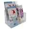 Azar Displays Two-Tier Four-Pocket Trifold Brochure Holder, PK2 252812 - alternate 2